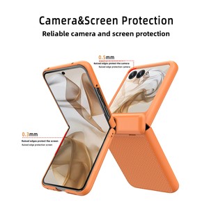 Huanmin's new <b>spring</b>-loaded <b>hinge</b> phone case with a checkered pattern, designed for the Motorola Razr 50, offers a simple and st - Product Image 1