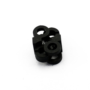 หัวเข็มขัดพลาสติกแบบสปริง รูคู่ ทรงกลม ปรับได้ อุปกรณ์เสริมสำหรับเสื้อผ้า ทนทานต่อการสึกหรอ J2 014 - Product Image 1