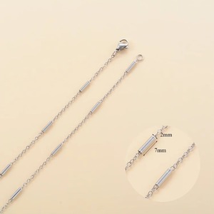 Collier pour femme plaqué or 18 carats, chaîne fine en acier inoxydable, réglable, pour homme, étanche, longue, à maillons, pour la fabrication de bijoux DIY - Product Image 6