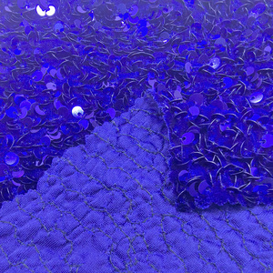 2024 Hot Bán Trung Quốc công nghệ bán buôn mật độ cao chất lượng <span class=keywords><strong>sequin</strong></span> nhung sáng bóng <span class=keywords><strong>sequin</strong></span> vải Bubu Dress - Product Image 6