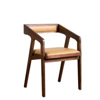 Chaise de salle à manger en bois massif, style rétro, de haute qualité, pour Restaurant, hôtel, salon, avec accoudoir, nouvelle collection