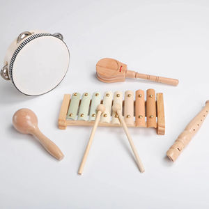 भाप संगीत खिलौना ज्ञान बच्चों धातु संगीत वाद्ययंत्र और प्रभाव 8 स्केल - Product Image 1