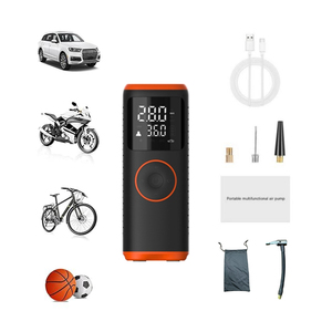 Design Life 2025 Pompe à air électrique portable pour voiture, avec affichage, pour gonflage rapide de pneus et ballons, idéale pour le camping - Product Image 2