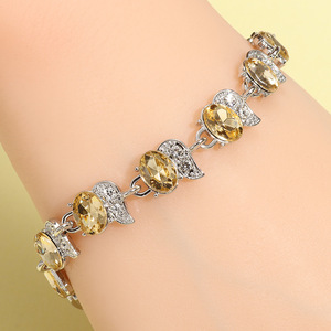 Bracelet multicolore en zircon pour femmes, style européen et américain, disponible en plusieurs couleurs, idéal pour l'approvisionnement transfrontalier. - Product Image 6