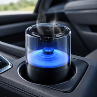 Diffuseur d'aromathérapie pour voiture en verre, électrique, alimenté par USB, désodorisant automatique, vaporisation dans la décoration de la voiture