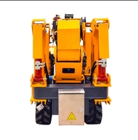 Grue araignée articulée CE 0,5/4T, portée 4-19M, portable, élévation 12m, remorquable, télescopique, sur chenilles, hydraulique, diesel/gaz/électrique, faible encombrement