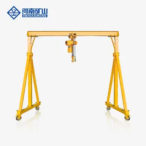 Penjualan terlaris mini portabel gantry crane 3 ton 6 ton harga