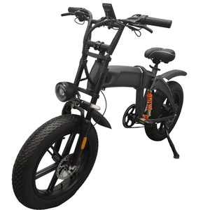 <span class=keywords><strong>Bicicleta</strong></span> Eléctrica <span class=keywords><strong>Plegable</strong></span> AFTFA de 20 Pulgadas con Llantas Anchas para Montaña, Carretera y Ciudad, Motorizada y Portátil, Venta al Por Mayor - Product Image 3