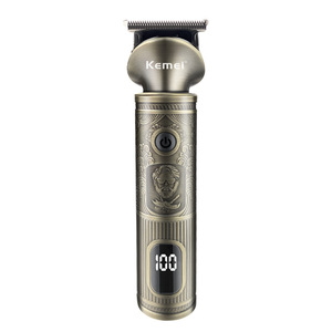 Ensemble de tondeuses à cheveux tout-en-un Kemei KM-1637 rechargeable avec écran LCD, longueurs réglables pour hommes et animaux de compagnie - Product Image 5