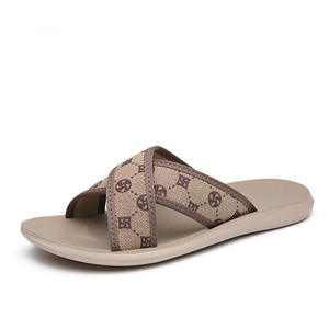 High Quality Women's Beach Slippers Customization Logo Light <b>Weight</b> Men's slippers Fashionable outdoor Slides Slippers men - Product Image 2