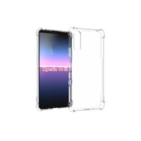 Capa amortecedora macia tpu quatro canto, à prova de choque para sony xperia 10 iii