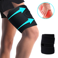 Attelle de cuisse, bandage pour les ischio-jambiers et les quadriceps, manchon de compression réglable pour les douleurs musculaires de la zone inguinale, les entorses, les quadriceps, la tendinite