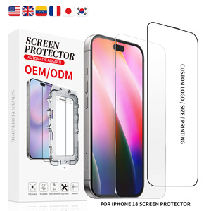 Pellicola Protettiva Antiriflesso per iPhone 18 Pro Max, <span class=keywords><strong>Anti</strong></span>-Impronta, Alta Trasparenza, Vetro Temperato HD Chiaro Senza Bolle - Product Image 1