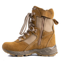 Chaussures décontractées montantes personnalisées pour l'extérieur, respirantes, pour la randonnée dans le désert, bottes tactiques d'entraînement pour hommes