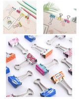 Clips de reliure métalliques colorés 19 mm (0,74 po) – Fournitures scolaires pour enseignants et étudiants – Petits clips décoratifs pour papier et cahiers