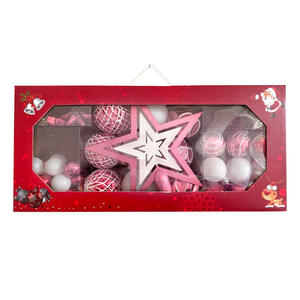 Bolas colgantes de Navidad impermeables de alta calidad, juego de decoración de árbol, adornos de lujo únicos para uso festivo DIY - Product Image 6