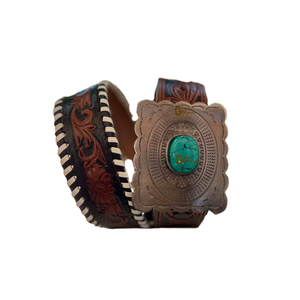 Cinturón Automático de Estilo Vintage con Logotipo Personalizado OEM para Hombre, con Hebilla Occidental Grabada en Cobre, Nuevo Diseño de Fábrica - Product Image 4