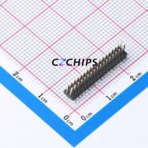 XDZ127-2-18-S-1.0-G1 Pin Header SMD,P=1.27mm Connector 2x18P 1.27mm Pin Header Vertical Mount - Product Image 1