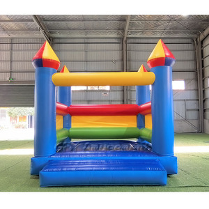 Château gonflable bleu et jaune de <span class=keywords><strong>4x4</strong></span> mètres pour intérieur et extérieur, grand château gonflable pour <span class=keywords><strong>location</strong></span> de fête - Product Image 1