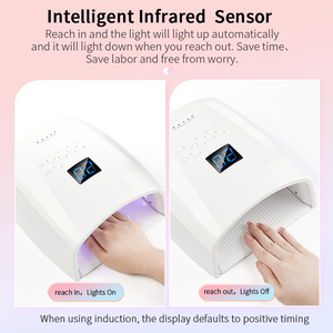 Séchoir à ongles et accessoires sans fil rechargeable 66w avec logo personnalisé à prix abordable <span class=keywords><strong>lampe</strong></span> à ongles <span class=keywords><strong>LED</strong></span> UV à lumière rouge pour salon de manucure - Product Image 4
