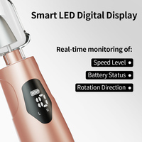 Lime à ongles électrique portable rechargeable sans fil, machine professionnelle pour manucure et pédicure, outil en plastique haute vitesse
