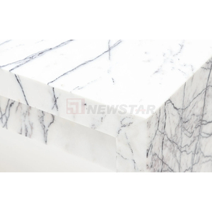 Newstar <span class=keywords><strong>Bureau</strong></span> d'étude rectangulaire en marbre naturel de <span class=keywords><strong>New</strong></span> <span class=keywords><strong>York</strong></span> <span class=keywords><strong>Bureau</strong></span> d'étude avec tiroirs <span class=keywords><strong>Bureau</strong></span> en marbre blanc lilas - Product Image 6
