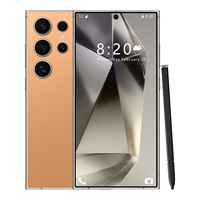 Teléfonos Inteligentes S24 Ultra 5G Originales, 16 GB + 1 TB, Doble SIM, Pantalla FHD, Cámara Trasera de 108 MP, Idioma Operativo Francés, CDMA LTE Celular