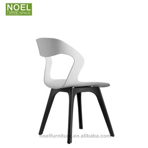 Ocio de comedor de plástico sillas blanco diseño nórdico para comedor habitación - Product Image 3