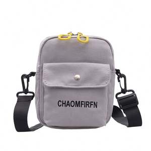 Bolsa de mensajero personalizada, riñonera deportiva de lona, bolso de un solo hombro para niñas - Product Image 2