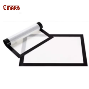 <span class=keywords><strong>Tapis</strong></span> de cuisson en <span class=keywords><strong>silicone</strong></span> pour usage domestique coins droits bord coupé disponible en marron rouge noir gris-40 ℃ 250 ℃ résilient - Product Image 2