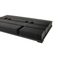 Fabricant chinois de grands dissipateurs thermiques à ailettes rainurées, dissipateur thermique à ailettes collées 500 Watts pour LED, dissipateur thermique personnalisé, grand dissipateur thermique