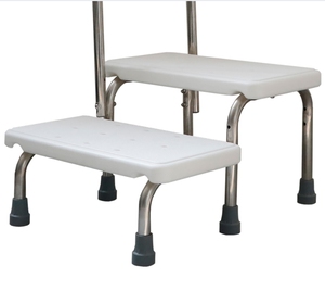SUNCARE Tabouret à 2 marches en aluminium durable avec main courante pour personnes âgées dans la salle de bain - Fournitures de thérapie de réadaptation Knock Design - Product Image 5