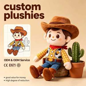 Muñeco de Peluche Vaquero <span class=keywords><strong>del</strong></span> <span class=keywords><strong>Oeste</strong></span>, Juguete de Peluche de Personaje de Aventura <span class=keywords><strong>del</strong></span> <span class=keywords><strong>Oeste</strong></span>, Muñeco de Algodón Suave con Cactus <span class=keywords><strong>del</strong></span> Desierto, Regalo - Product Image 1