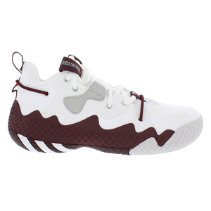 Chaussures de basket-ball unisexes Sm Harden Vol 6, couleur blanc/bordeaux/gris |   Modèle GX9189 Vietnam 100% authentique - Product Image 4