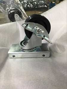 Fabrika fiyat buzdolabı tekerlekler tekerlekler dondurucu tekerlek için fren ile 65mm naylon hint - Product Image 3