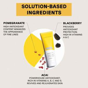 Gel Limpiador Iluminador 4 Fl Oz Vegano Para Todo Tipo de Piel Con Granada, Morango y Açaí - Product Image 3