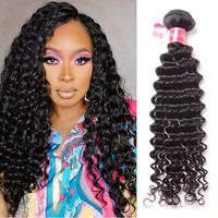 Оптовые поставки 100% бразильских волос Deep Wave Remy в пучках, 10-34 дюйма, двойной вытяжки, для наращивания