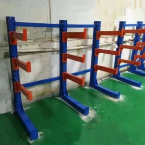 HongYun Heavy Duty <strong>Steel</strong> Cantilever Warehouse Rack Double-Sided Layout Powder Coated Surface Corrosion-Resistant Anti-Rust - Product Image 3