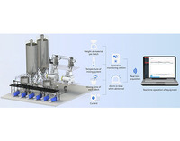 Système de dosage de polymère trémie sous vide chargeur mélangeur Machine système de pesage automatique système de mélange pour tuyau en PVC