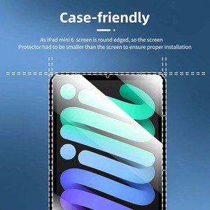 ฟิล์มกระจกนิรภัยกันกระแทก ป้องกันการมองลอก ขอบโค้ง 2.5D  สำหรับ <span class=keywords><strong>iPad</strong></span> <span class=keywords><strong>Mini</strong></span> 7 8.3 นิ้ว 6 5 <span class=keywords><strong>4</strong></span> 3 <span class=keywords><strong>ราคา</strong></span>โรงงาน - Product Image 5