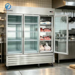 Refrigerador Vertical <span class=keywords><strong>de</strong></span> Acero Inoxidable <span class=keywords><strong>de</strong></span> 3 Puertas con Termostato Digital, Ajuste Preciso <span class=keywords><strong>de</strong></span> Temperatura, Diseño Multi-Clima para - Product Image 4