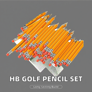 Juego <span class=keywords><strong>de</strong></span> lápices <span class=keywords><strong>de</strong></span> golf HB <span class=keywords><strong>de</strong></span> 10cm al por mayor, lápices estándar <span class=keywords><strong>de</strong></span> borrador <span class=keywords><strong>de</strong></span> plomo 2B coloridos para estudiantes <span class=keywords><strong>de</strong></span> escuela primaria transfronterizos - Product Image 2