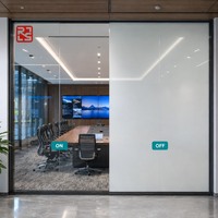 Película Inteligente PDLC Eléctrica Autoadhesiva con Transparencia del 85% / 90% / 93% para Ventanas de Hogar y Oficina