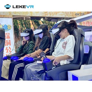 Leke 9d Virtual Reality Simulator Games <span class=keywords><strong>6</strong></span>-zits Indoor/Outdoor Pretpark Apparatuur Metalen Familie Simulator Voor Luchthavens - Product Image 5
