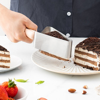 Moule à gâteau triangulaire en acier inoxydable, séparateur et transféreur, diviseur et outil de découpe, résistant au four