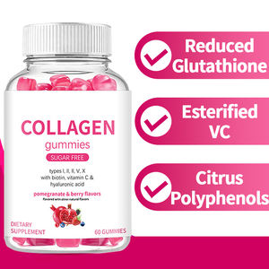 Gummies de collagène végétalien en marque blanche OEM, avec L-Glutathion, Vitamines C et E pour l'éclat et l'hydratation de la peau, complément beauté et santé - Product Image 2
