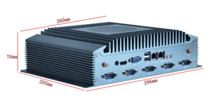H610 Mini Itx Hộp PC IPC6850-QM6100 Với 12/13/14th Gen Core I3 I5 I7 Và I9 VGA Cổng M.2-2280 Cho Nhúng Máy Tính Công Nghiệp - Product Image 2