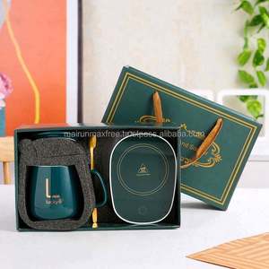 Mug à café intelligent en céramique électrique à contrôle de température, chauffe-tasse, cadeau d'entreprise promotionnel - Product Image 6