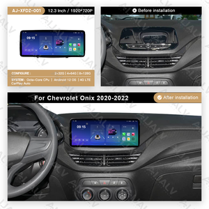 Para CHEVROLET <span class=keywords><strong>ONIX</strong></span> 2020-2022, Marco de 12.3 Pulgadas para Accesorios Interiores Superiores, Marco de Instalación de Radio y Audio para Coche, Reproductor Android - Product Image 4