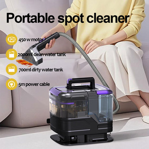 OEM Portable Electric Carpet Cleaner 450W 1-2L Water Tank Stain Removal For Carpets Sofa Cleaning - Product Image 2